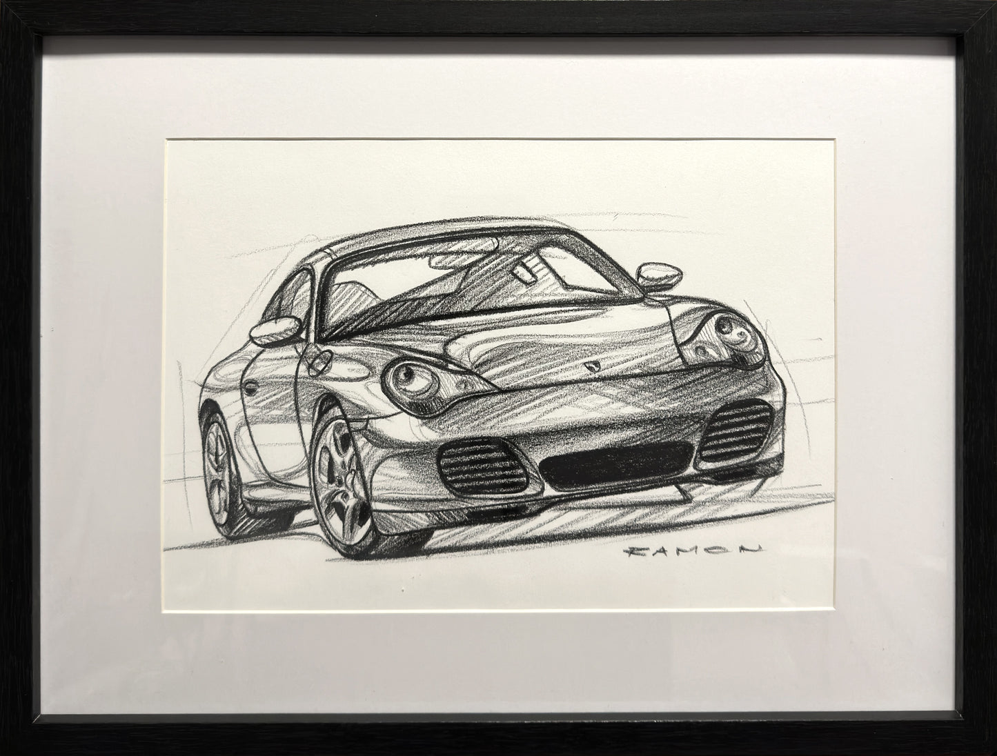 Ramon Bäurle "PORSCHE 996 Carrera 4S" 30x40cm