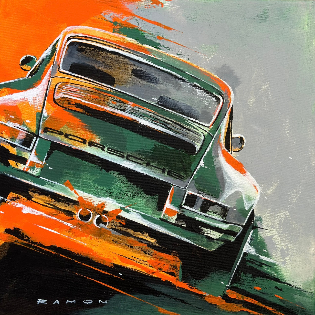 Ramon Bäurle "CLASSIC 911 SERIES 3/3" 40x40cm