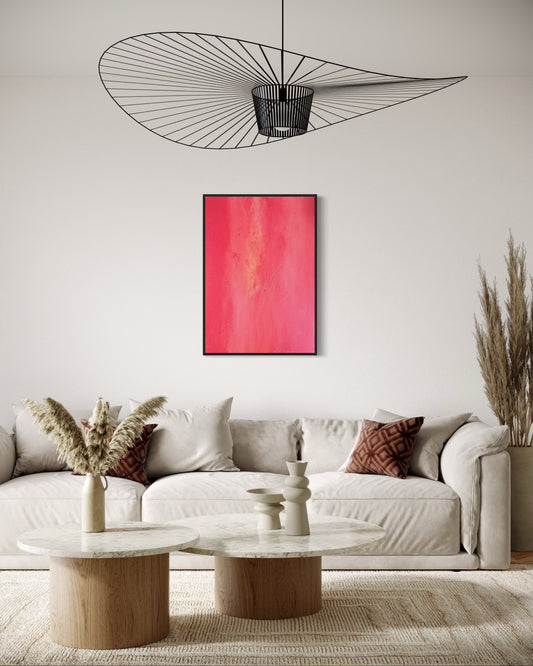 Studio Borowiec "PINK BLUSH" 100x70 cm