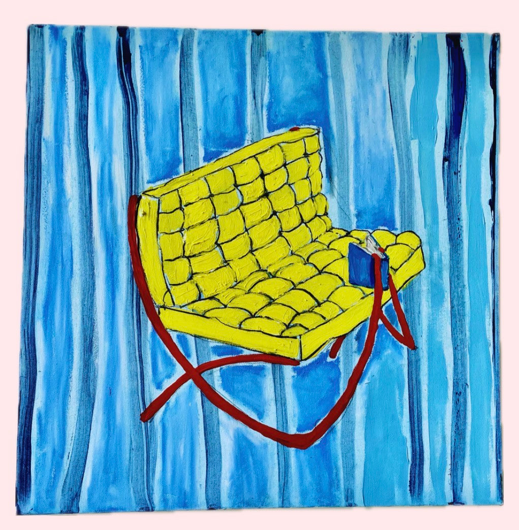 Lisa Pufahl "LESER NR.2" 50x50 cm