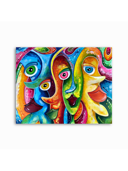 Mike Wagener "COLORFUL BEAUTY" 84,5x104,5 cm
