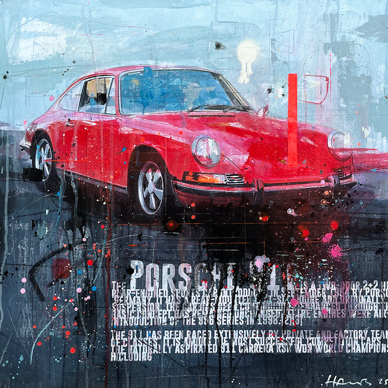 Markus Haub "RACING LEGENDS 1334" 80x80 cm
