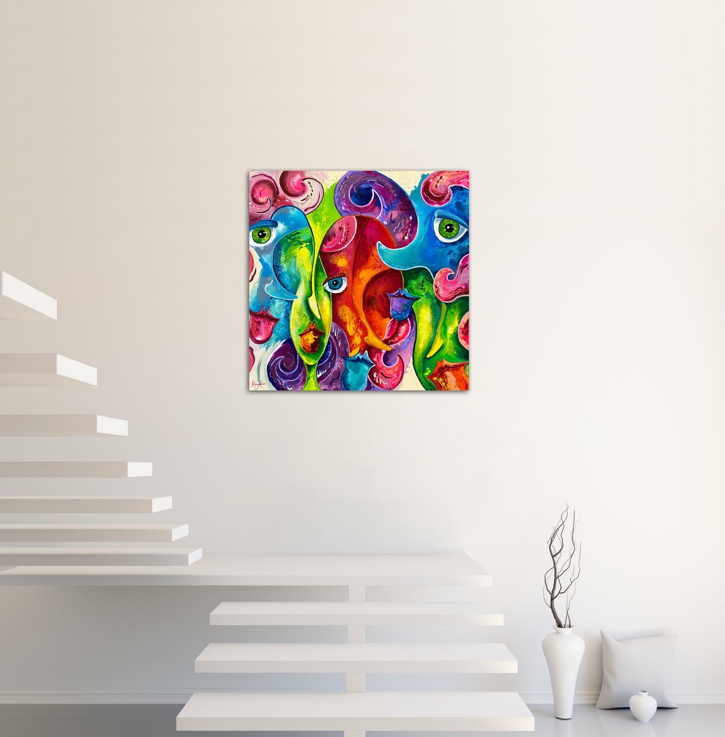 Mike Wagener "GLAMOROUS" 74,5x74,5 cm