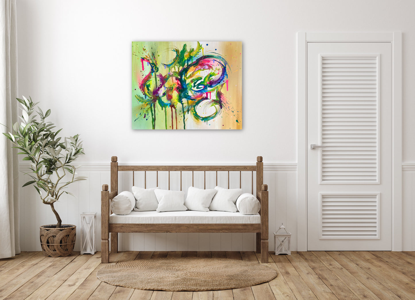 Mike Wagener "DYNAMIC MOVEMENT" 80x100 cm