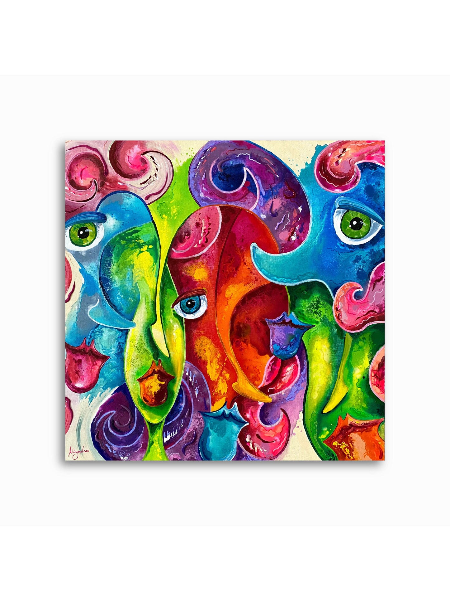 Mike Wagener "GLAMOROUS" 74,5x74,5 cm