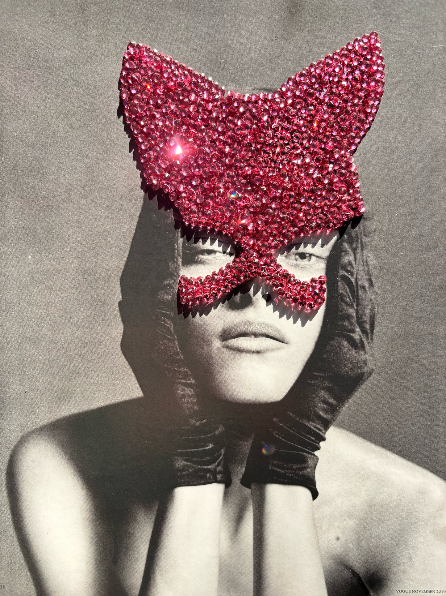 Roya Dee "PINK KITTY" 30x40cm