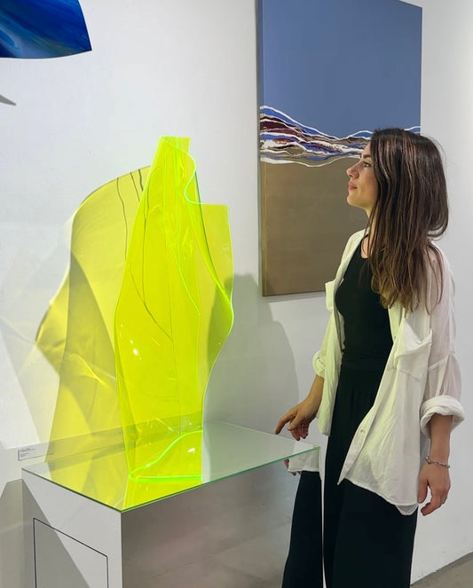 Michele Caspers"FLUORESCENT LIGHT II" 97x36x30 cm