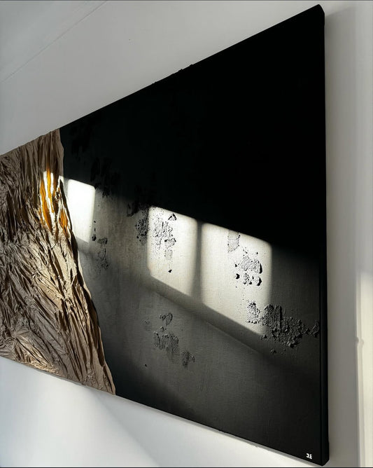 Jessica Eichinger "SAND & BLACK" 200x100 cm