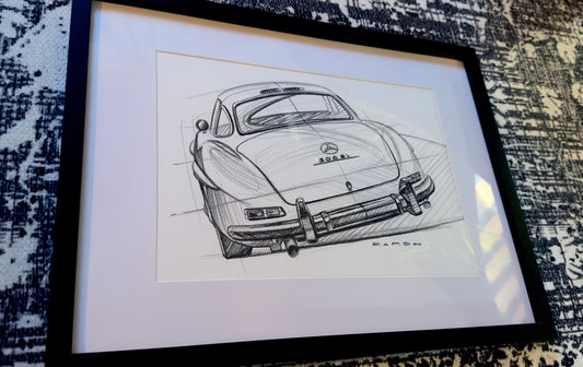 Ramon Bäurle "300SL" 30x40cm