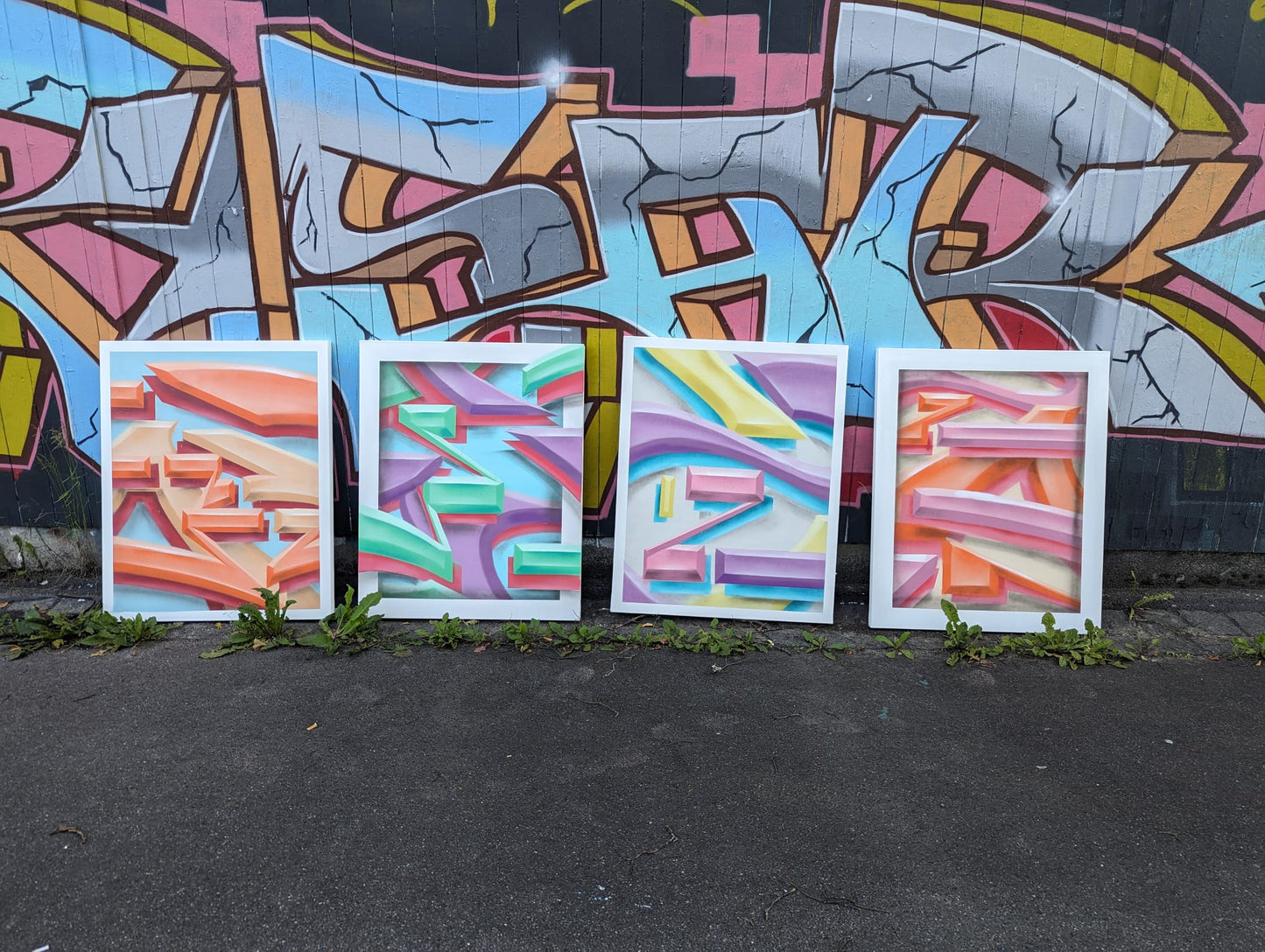 Tesar Set "Pastel Rush" 4x (80x100 cm)