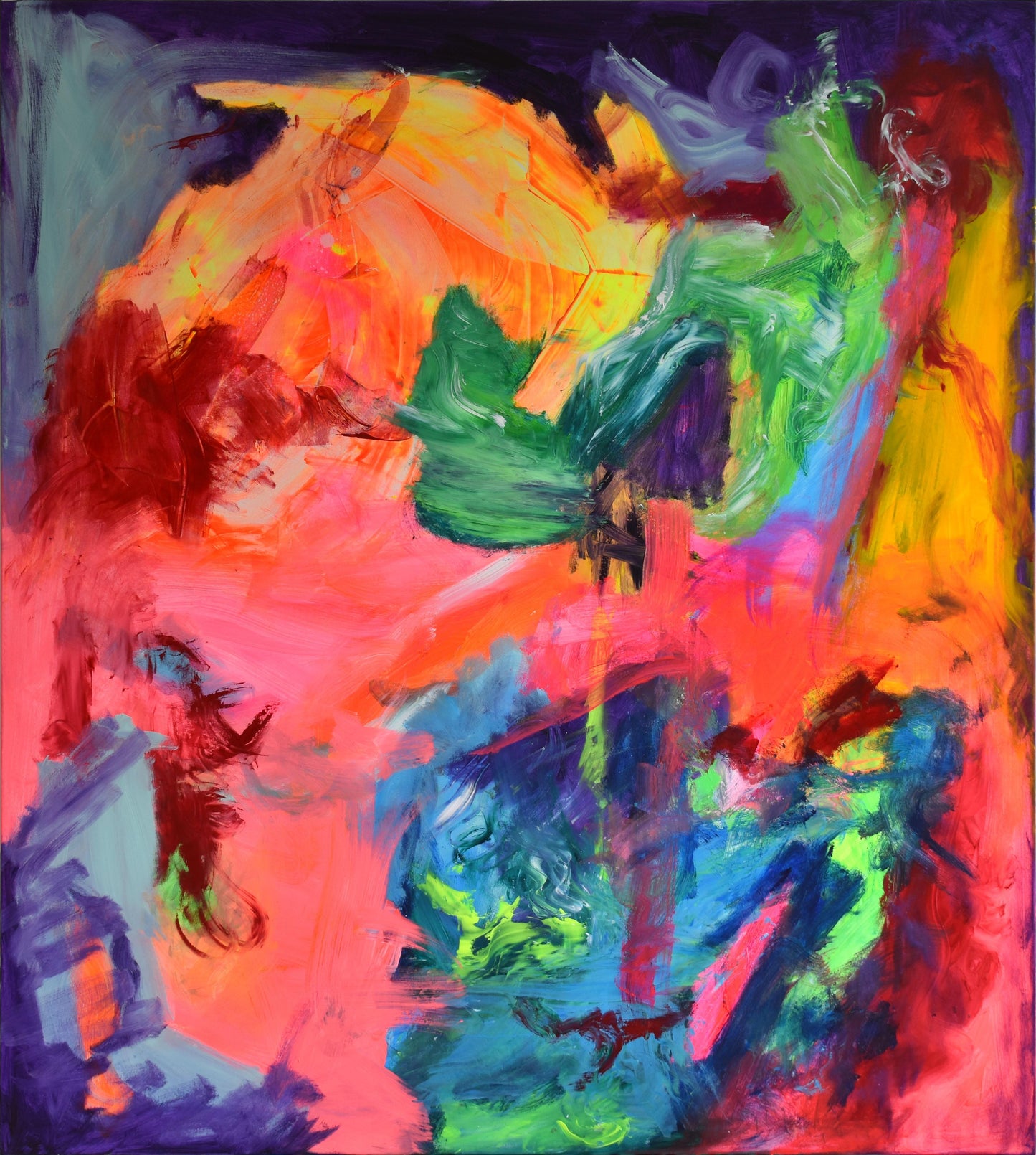 Sebastian Merk "NATURE SPIRITS" 180x160 cm