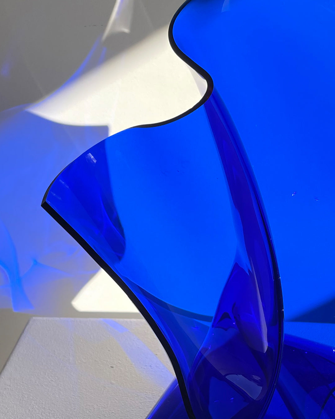 Michele Caspers "PETITE SHAPES" Blue 30x25x21 cm