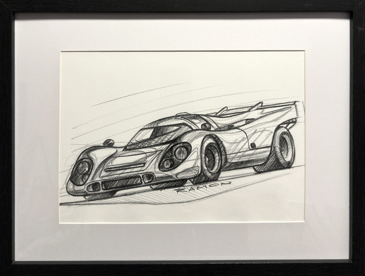 Ramon Bäurle "1970 PORSCHE 917" 30x40cm