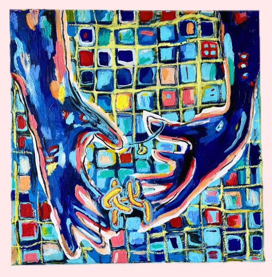 Lisa Pufahl "DER LESER" 50x50 cm