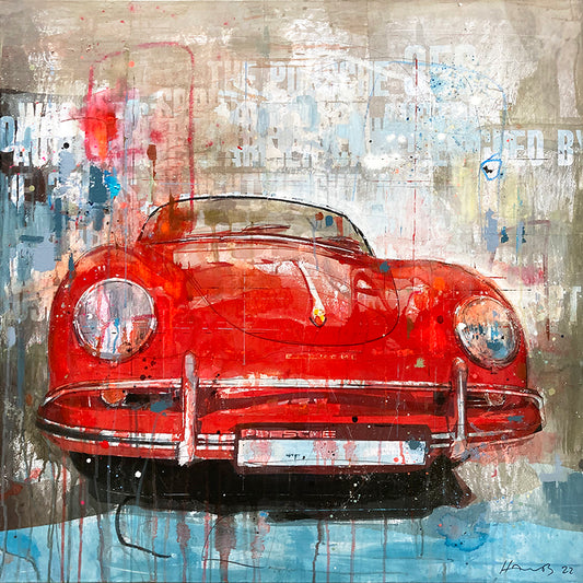 Markus Haub "RACING LEGENDS 1198" 100x100 cm