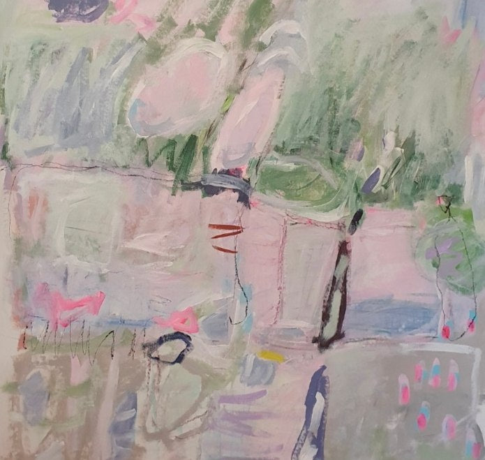 Jutta Widrinsky "NO PROBLEM" 100x100 cm