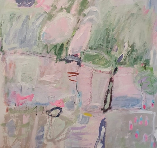 Jutta Widrinsky "NO PROBLEM" 100x100 cm