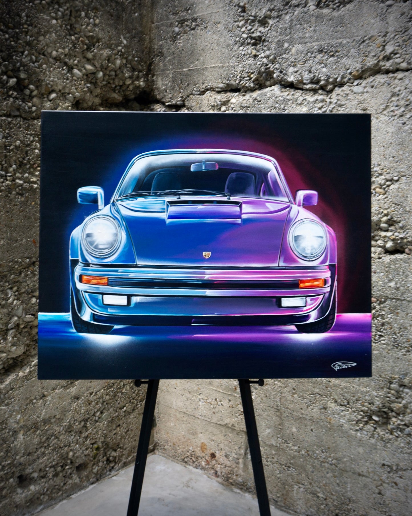 Pascal Göbel "930 TURBO OF THE 80'S" 100x80 cm