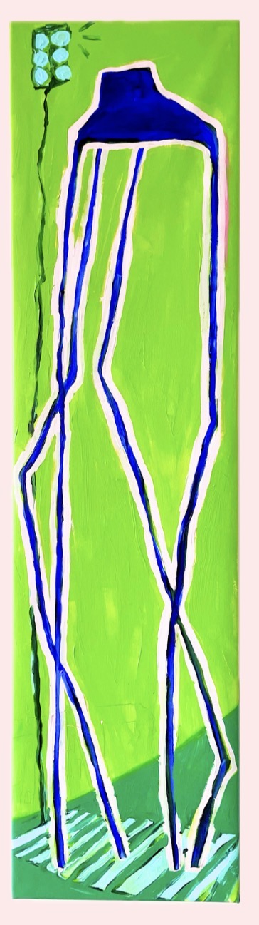 Lisa Pufahl "DALI HOMAGE NR.3" 155x40 cm