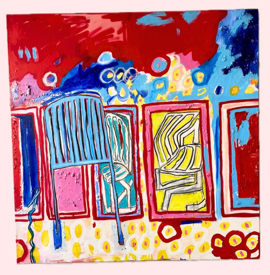 Lisa Pufahl "SCHUBLADEN-PRINZIP" 95x98 cm