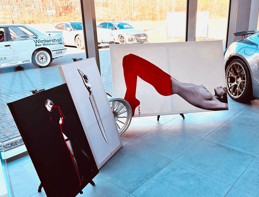 Izzy Weissgerber "HIGH HEEL" 100x170 cm