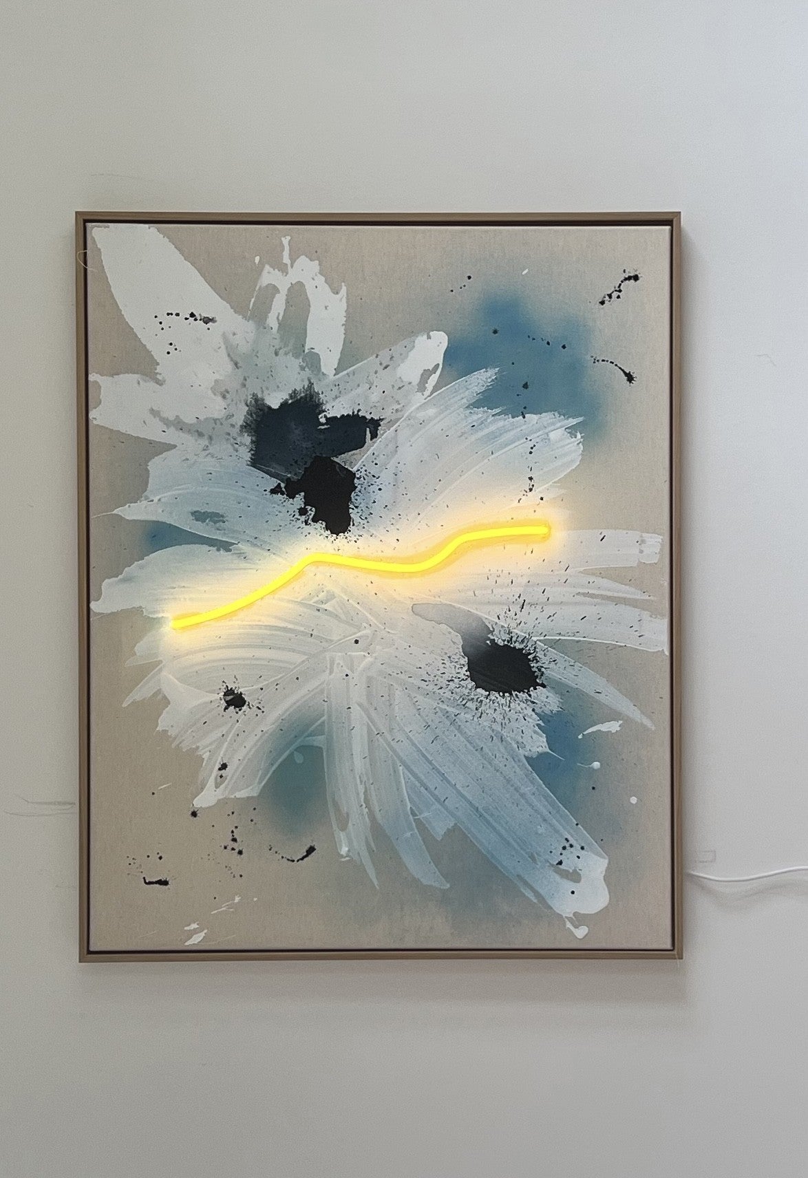 Janika König "Flowery Blue" 100x80 cm