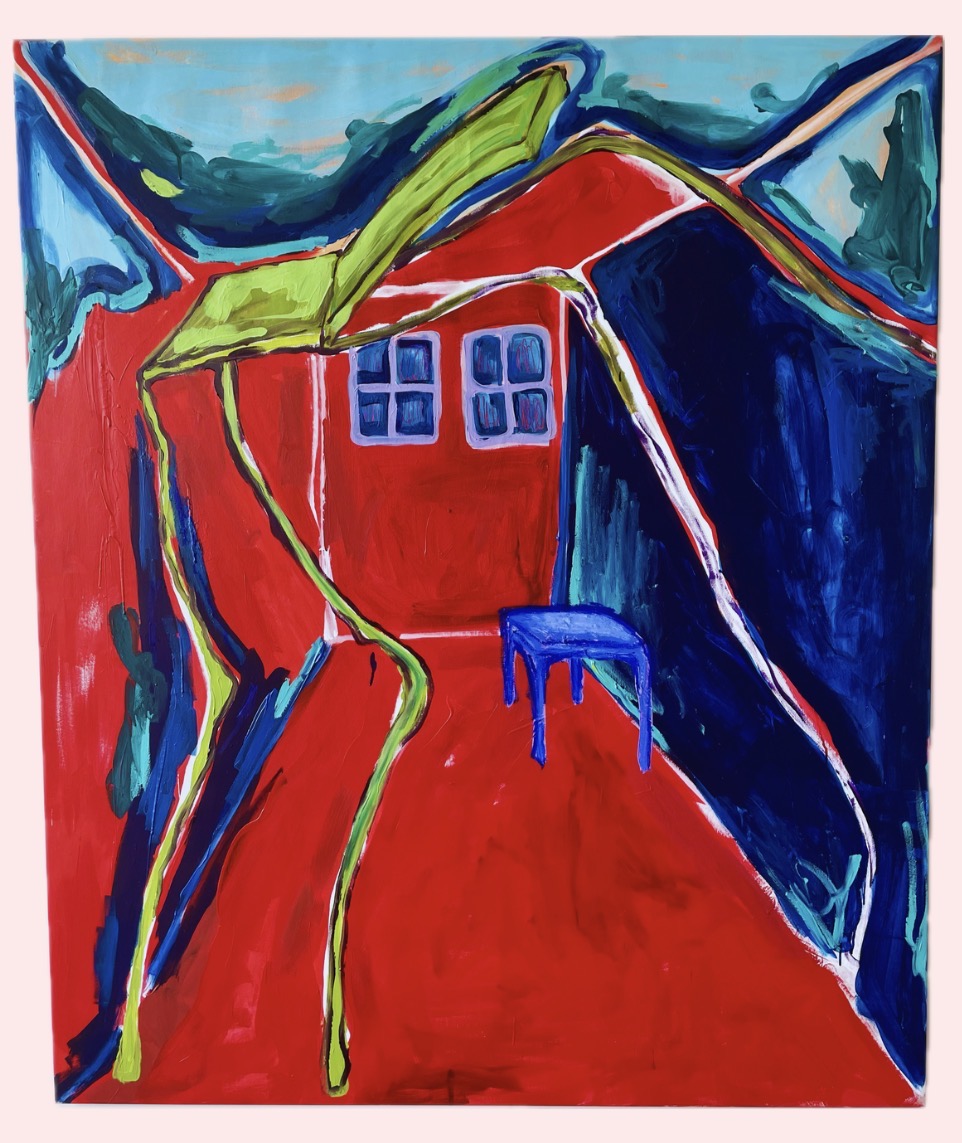 Lisa Pufahl "DALI HOMAGE NR.2" 130x155 cm