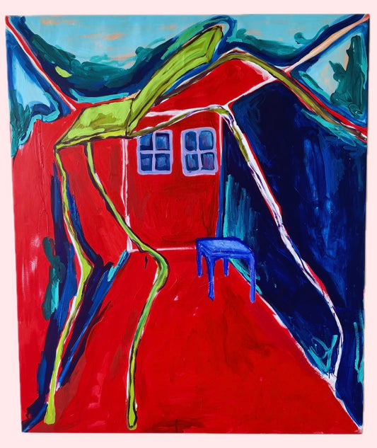 Lisa Pufahl "DALI HOMAGE NR.2" 130x155 cm