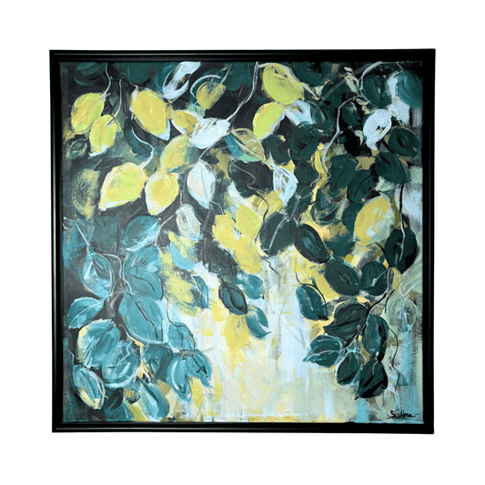 Gerhard Sedlmair "VERGÄNGLICHKEIT IN FARBEN" 85x85 cm