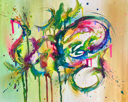 Mike Wagener "DYNAMIC MOVEMENT" 80x100 cm