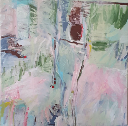 Jutta Widrinsky "BABY ITS COLD OUTSIDE" 100x100 cm