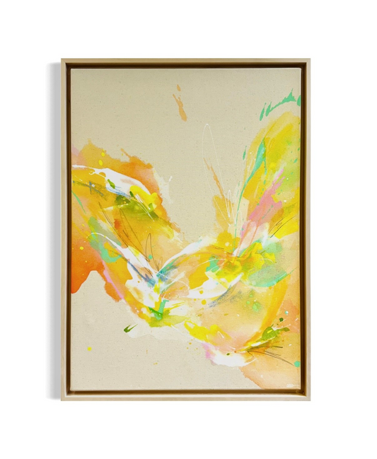 Heartful by Lorena "happy `cause crazy" 74x64 cm