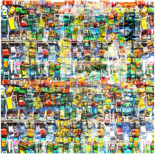 Christian Blanck "TRAFFIC" 60x60 cm