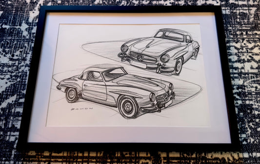 Ramon Bäurle "190SL" 30x40cm