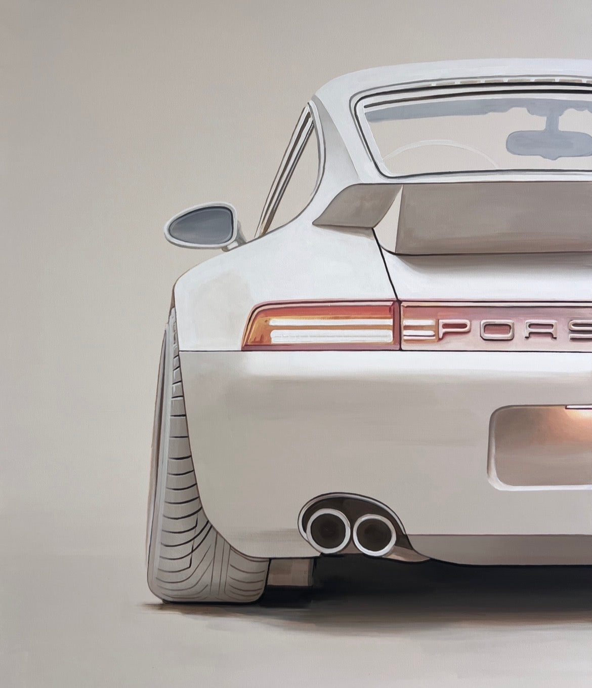 „Porsche Cloud Dancer“ 120x100cm