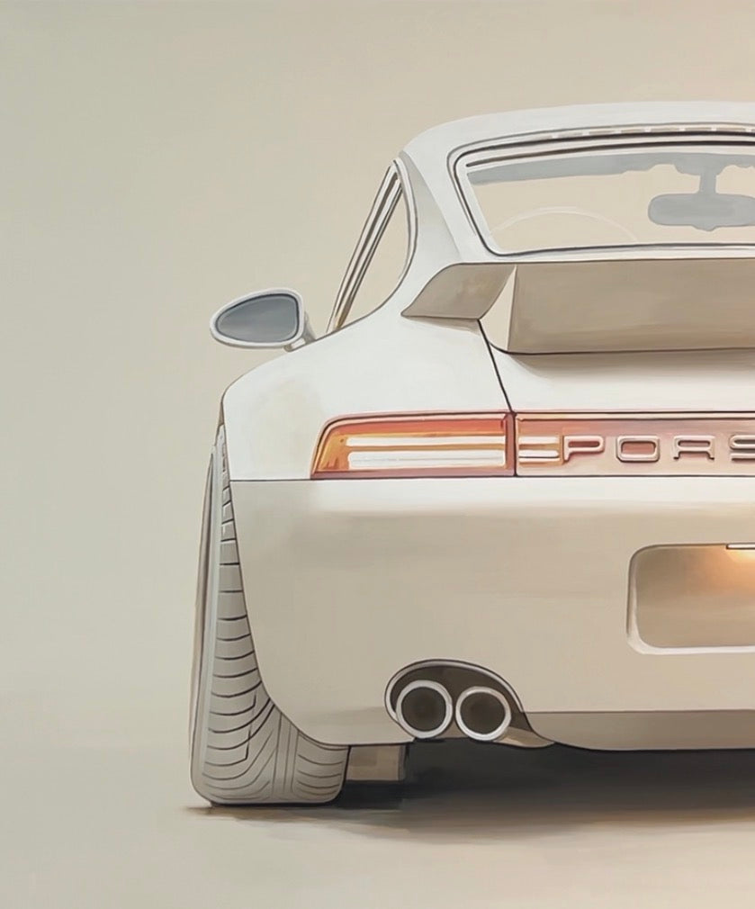 „Porsche Cloud Dancer“ 120x100cm