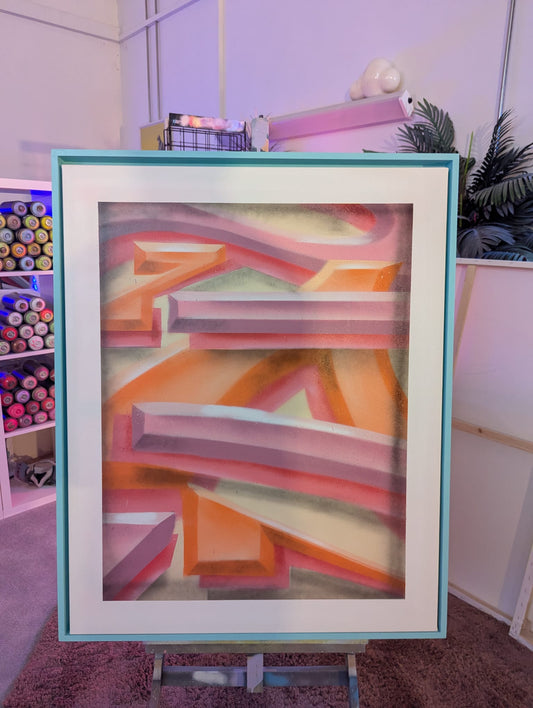 Tesar "Pink Lady" 80x100cm