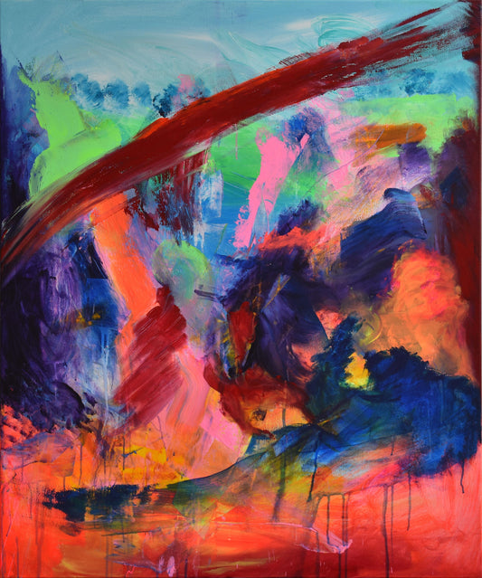 Sebastian Merk "AUFBRUCH" 120x100 cm